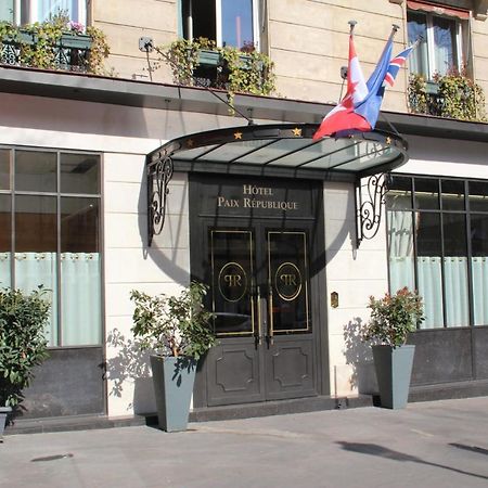Hotel Paix Republique Parigi Esterno foto