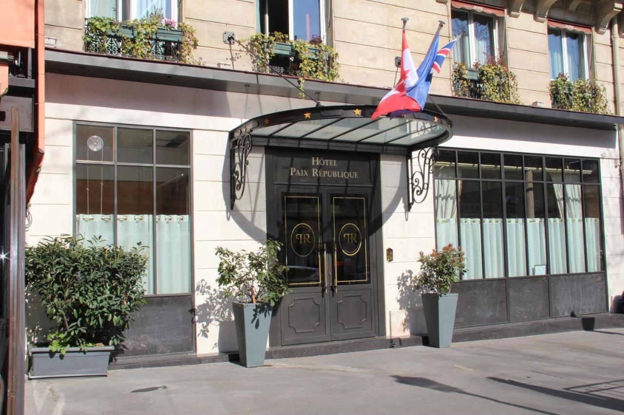 Hotel Paix Republique Parigi Esterno foto